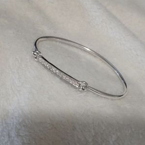 Silver bangle